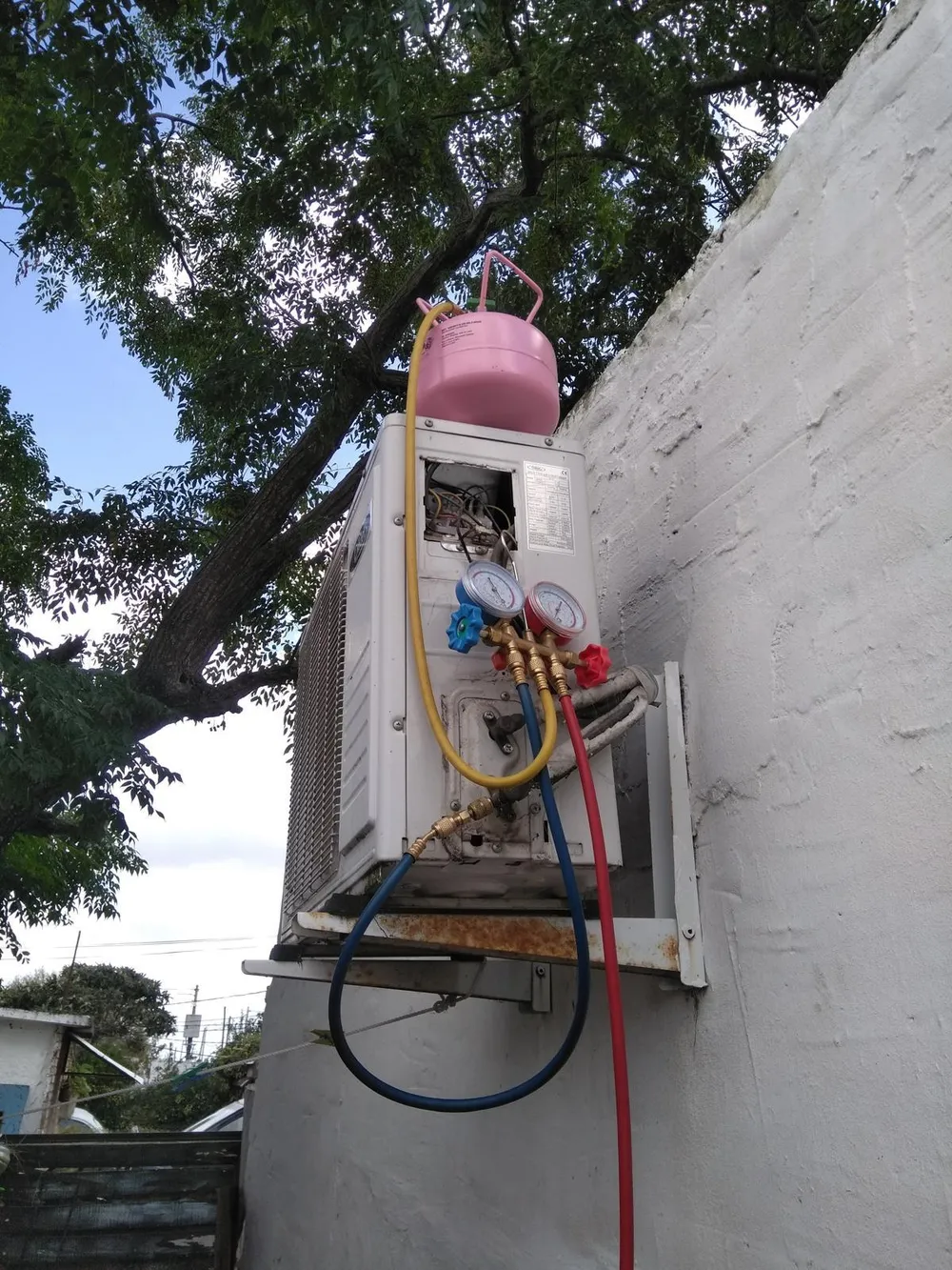 Mantenimiento de unidad exterior