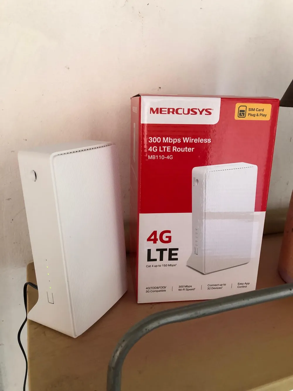 Router WiFi configurado